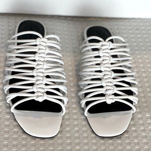 Rebecca Minkoff white sandals!